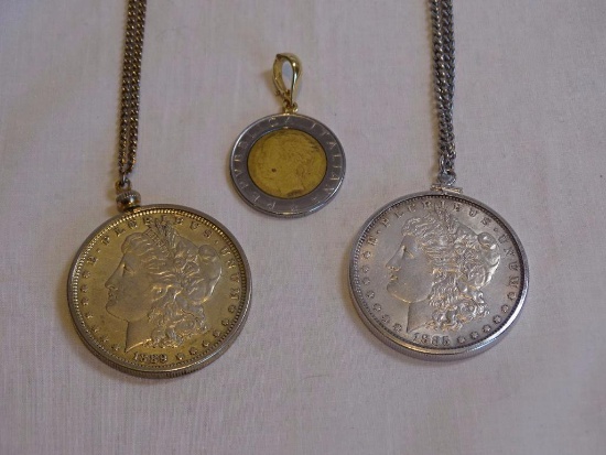 Coin Pendant Lot