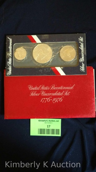 1976 3pc Silver Set