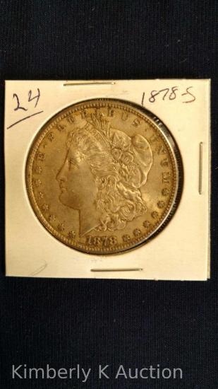 1878S Morgan Dollar XF-AU