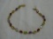 Multi-gem Gold Tennis Bracelet