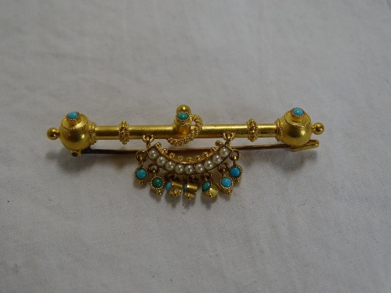 Victorian Style Bar Pin