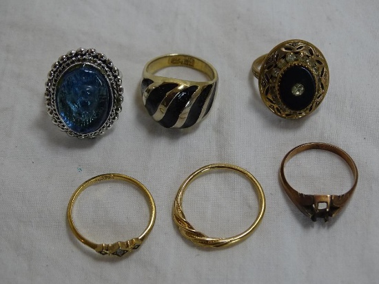 Gold and Costume Rings