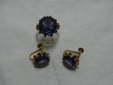 Ring and Earring Set