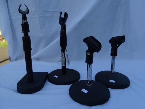 4 Mic Stands