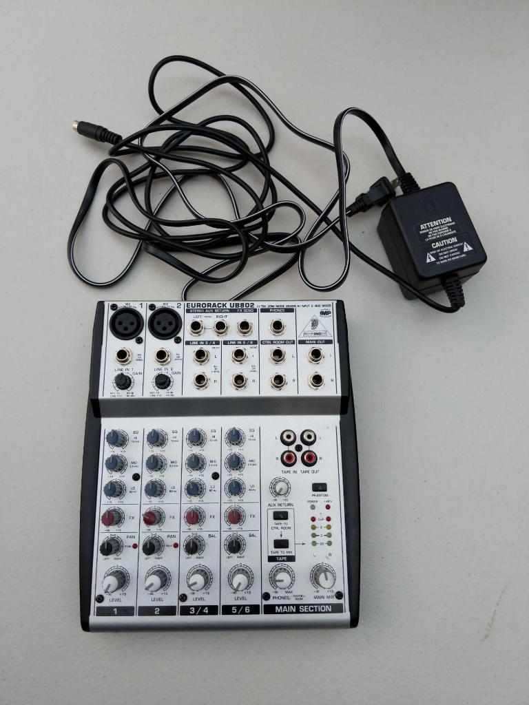 Behringer Eurorack UB802 mixer with repurposed case. | Industrial Machinery  & Equipment Business Liquidations | Online Auctions | Proxibid