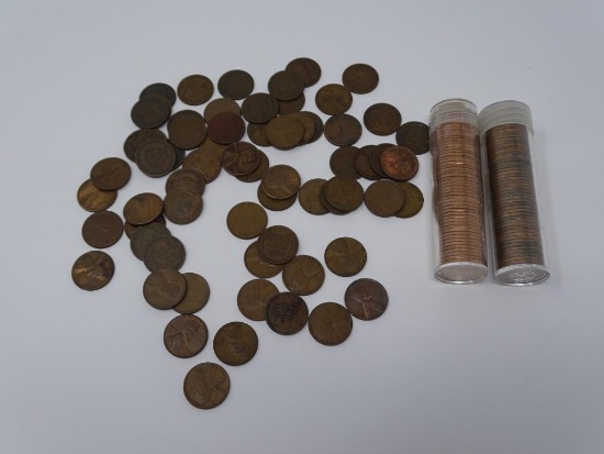 Indian, Wheat Cents, etc.