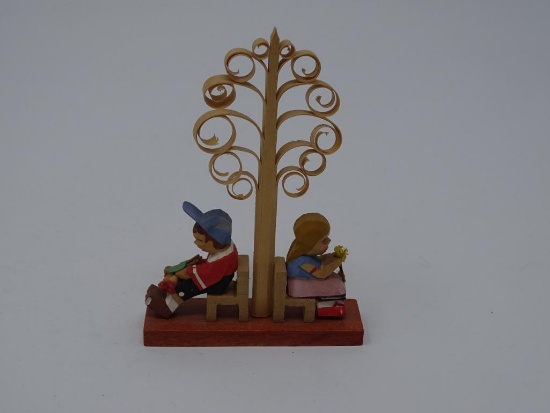 Boy and Girl Under Tree