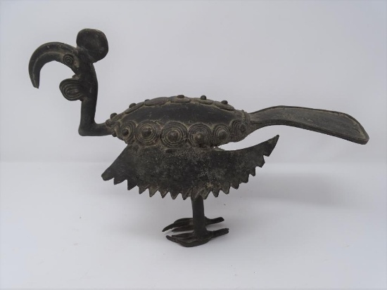 Bronze Bird Figure