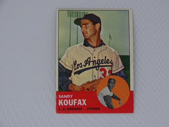 1963 Topps Randy Koufax Card