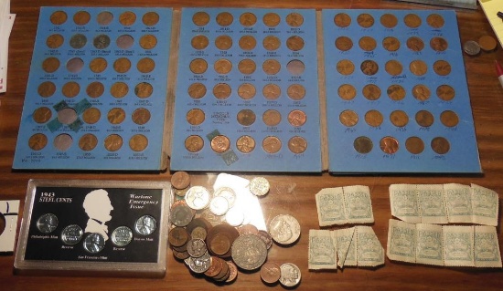 Foreign coins, wheats and more