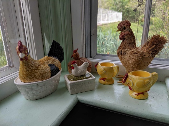 Decorative chicken lot