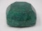 Natural faceted emerald paperweight