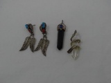 Sterling pendants & earrings