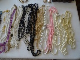 Beaded necklaces and bracelets