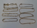 8 Sterling bracelets