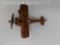 Cast metal toy LINDY airplane