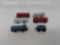 6 Cast metal toy trains & buses