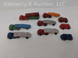 BARCLAY cast metal toy trucks