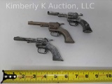 3 Toy cap guns