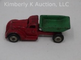 Toy cast metal dump truck