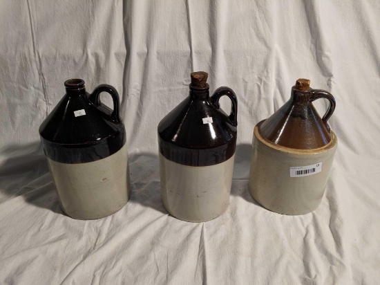 3 stoneware jugs (PICK UP ONLY)