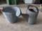 Galvanized pail and watering can with spout (Pick-up only)
