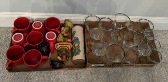 Corelle stoneware mugs, glassware, etc. (Pick-up only)