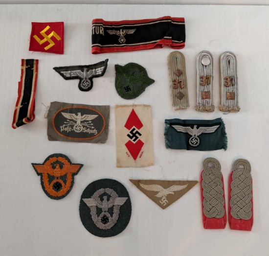 Swastika patches, bands, etc. (can be shipped)