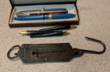 Tension scale and vintage pens