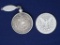 Morgan Dollars 1883O AG, 1921S in silver bezel