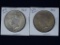 Peace Dollars (2) 1924 AU & UNC