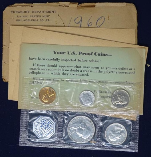 1960 Proof Set, small date