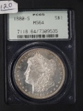 1880S Morgan PCGS MS64 blue card