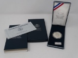 1990 Ike Dollar Proof with COA