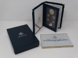 1990 Prestige Proof Set with COA