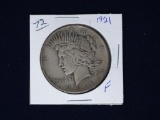 Peace Dollar 1921 F