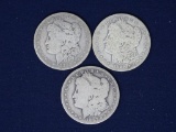 Morgan Dollars 1880O, 87O, 89O G