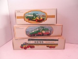 3 Hess Fuel Trucks in boxes