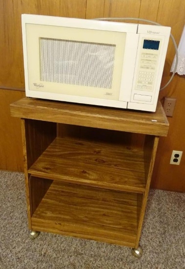 Microwave and Stand