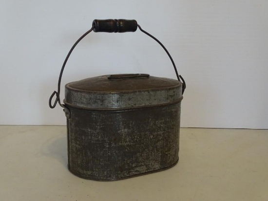 Early REED Tin Lunch Pail