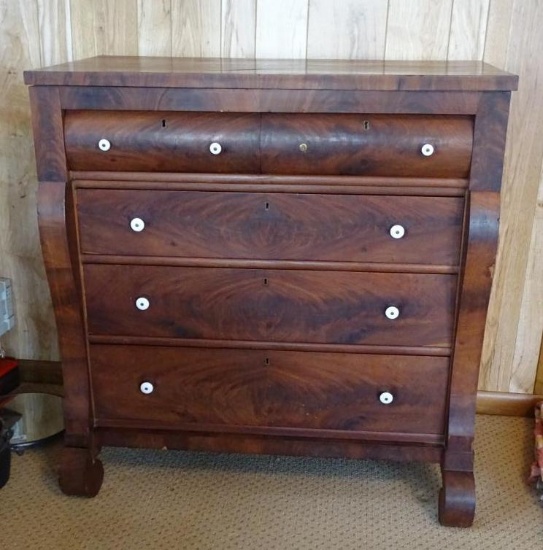 Empire Veneered Chest of Drawers