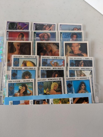 Approx. 90 Trading Cards (Erotica)