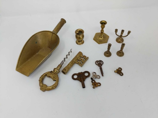 Brass Lot of Miniatures and More