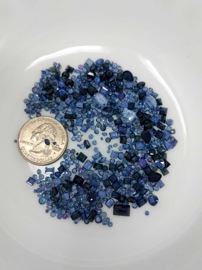 Unset Blue Sapphires