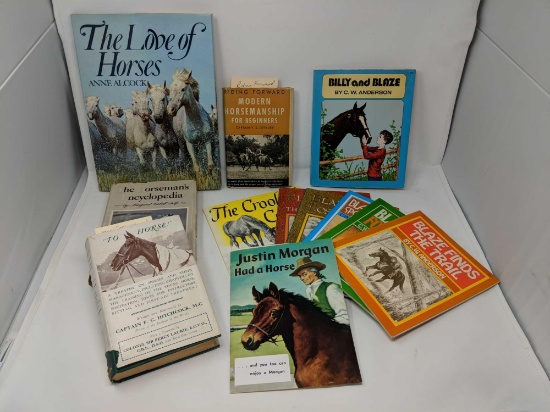Grouping of Books- Horses/Horsemanship Related