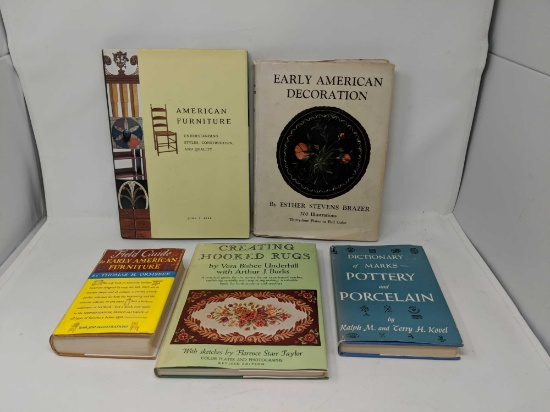 5 Books- Antiques Related