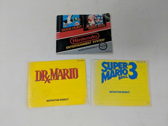 3 Booklets- Video Games