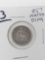 1857 seated dime VG