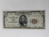 $5- 1929 National Note Atlanta GA F