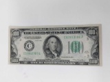 $100 1934 FRN, crisp UNC